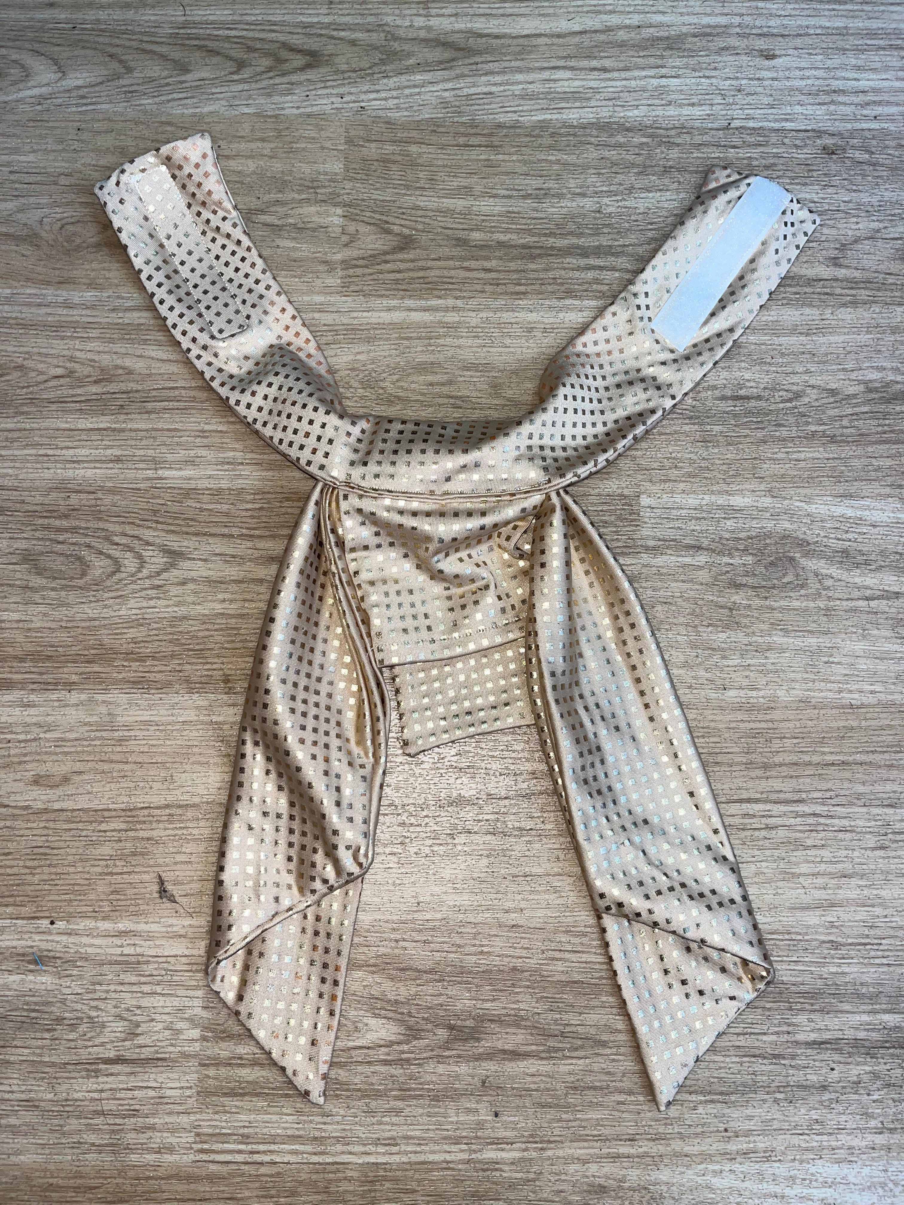 Stock Show Tie Cream / Gold