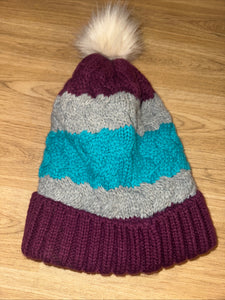 Tottie Knitted Equestrian Bobble Hat - Free Postage