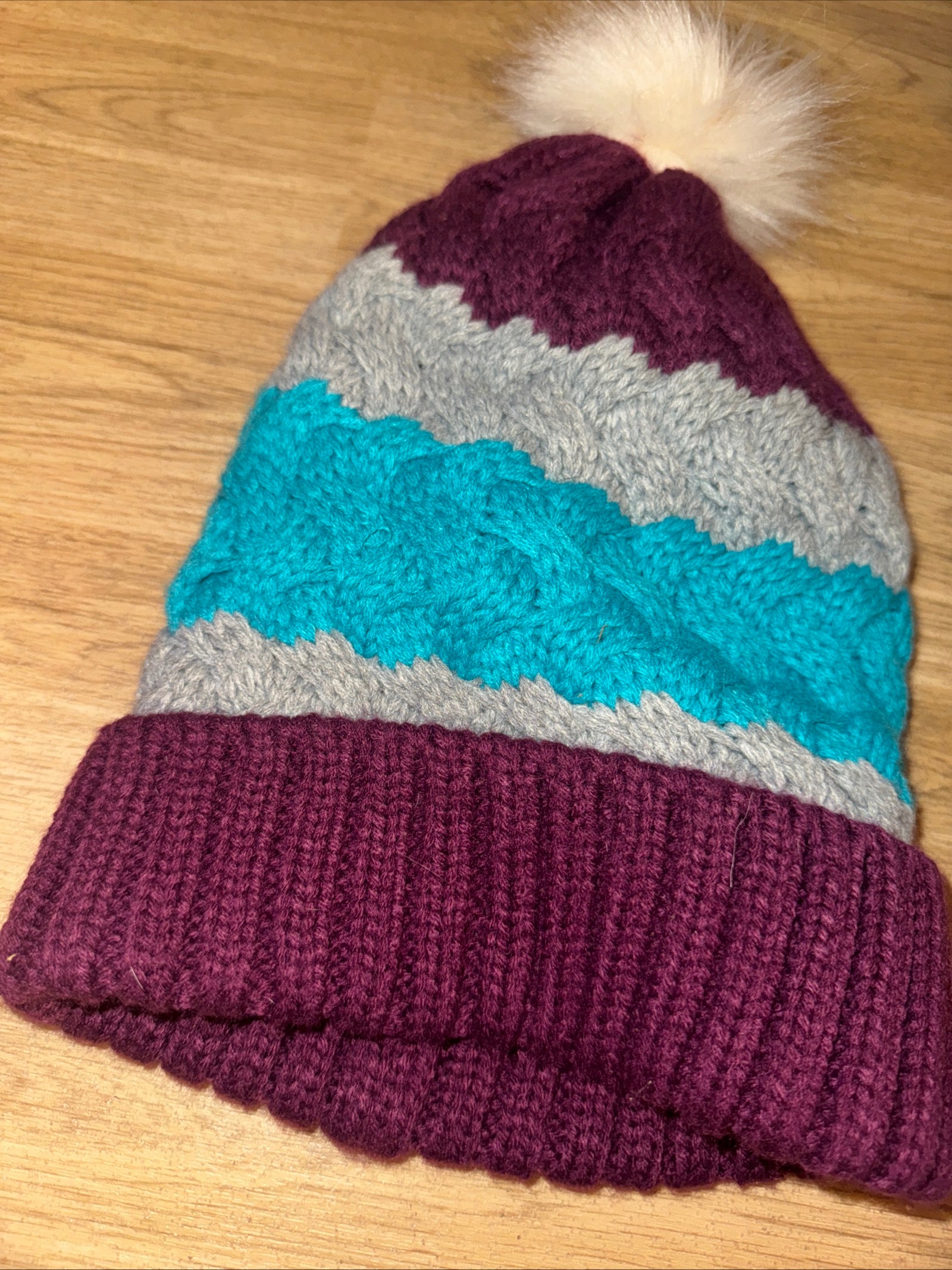 Tottie Knitted Equestrian Bobble Hat - Free Postage