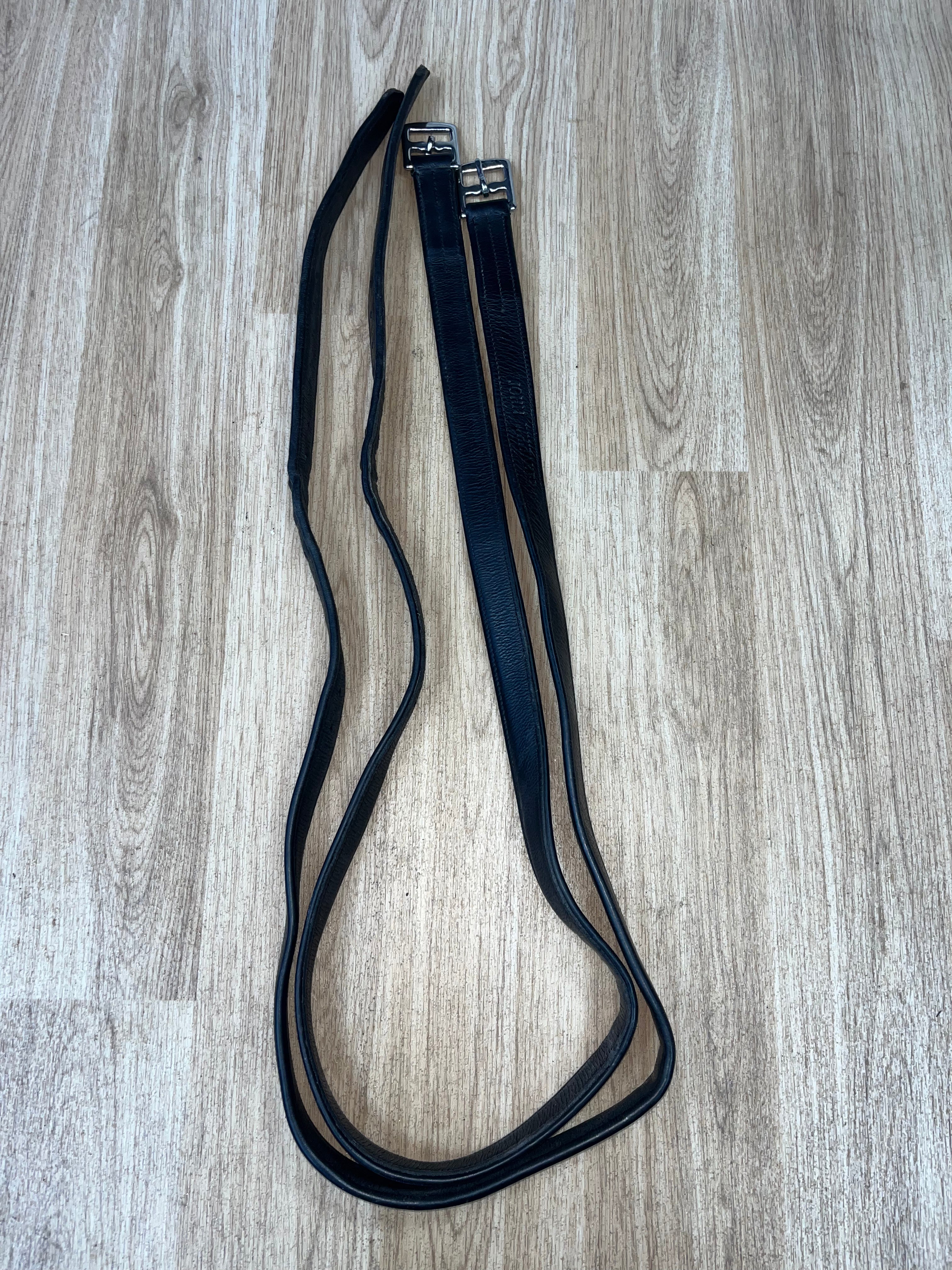 John Whitaker Stirrup Leathers Black 54”