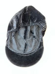 Black Velvet Hat Silk