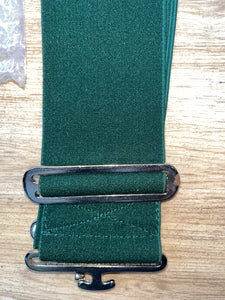 Elasicated Surcingle Strap 2 Meters Long Green