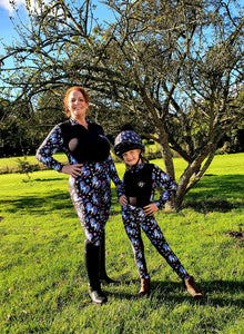 Funky Fit Unicorn Riding Tights & Baselayer - Childs & Adults