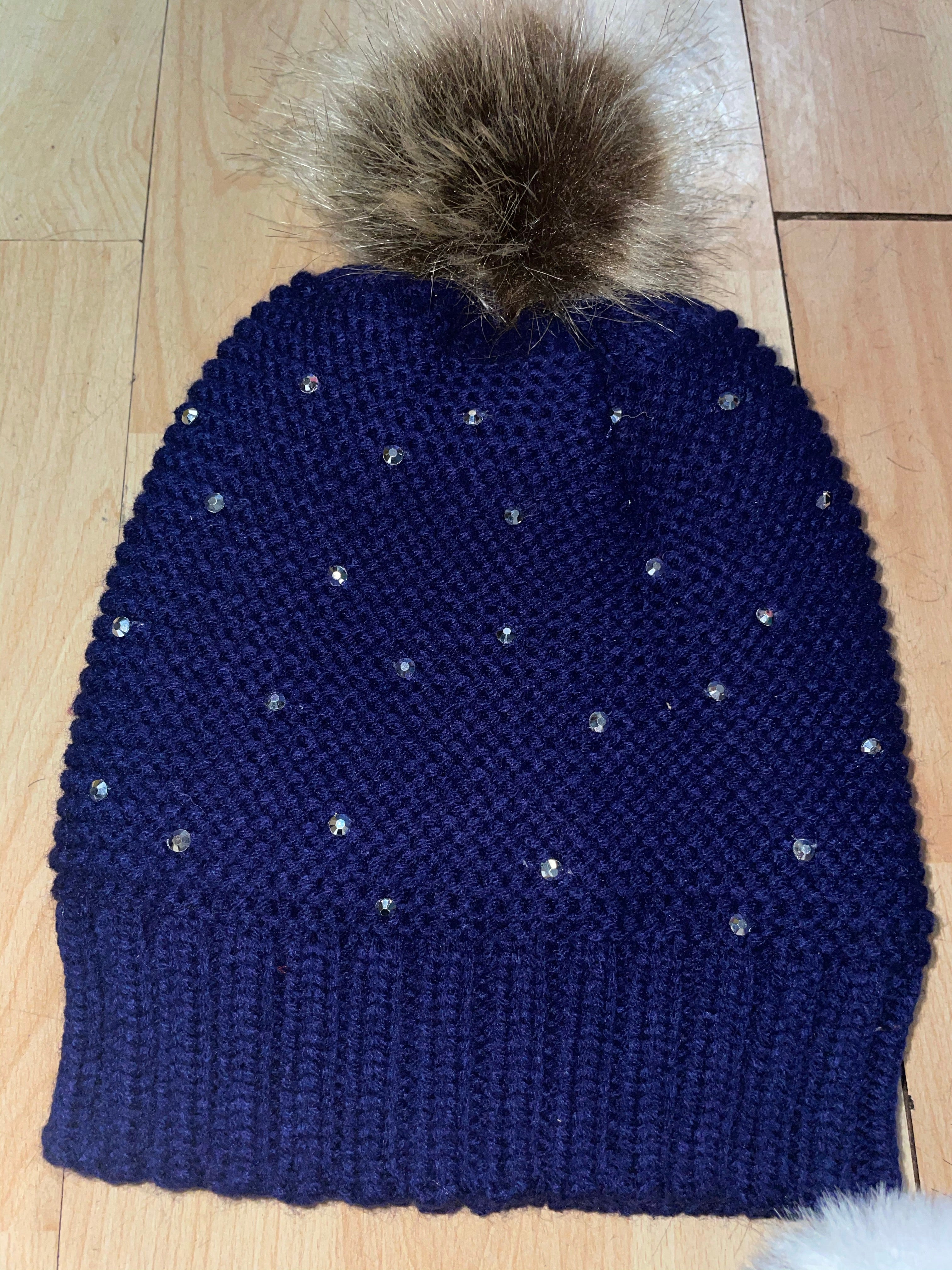 Pom Pom Bobble Hat - Fleece Lined - Various Available