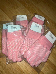 Baby Pink Childs Magic Riding Gloves