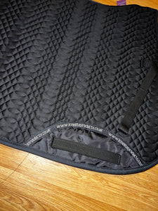 Km Elite Black GP Saddle Pad Rrp £36.99