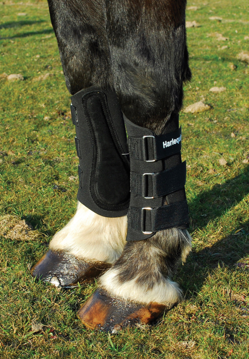 Harlequin Neoprene Brushing Boots - Pony Cob Full