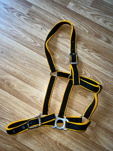 Libby’s Yellow & Black Pony Headcollar