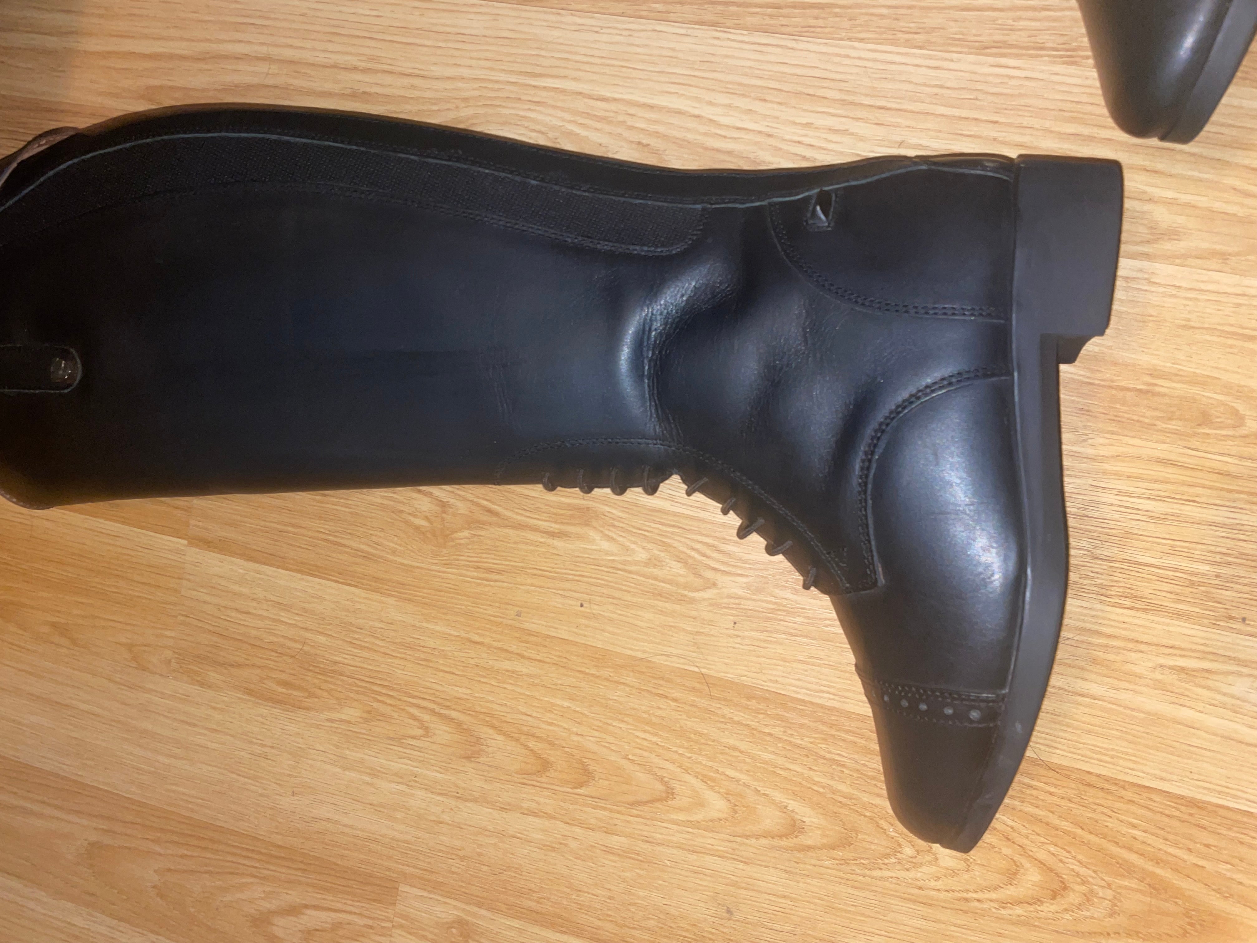 Horseware Long Leather Riding Boots - Size 2 / 35 Kids - NEW RRP £167