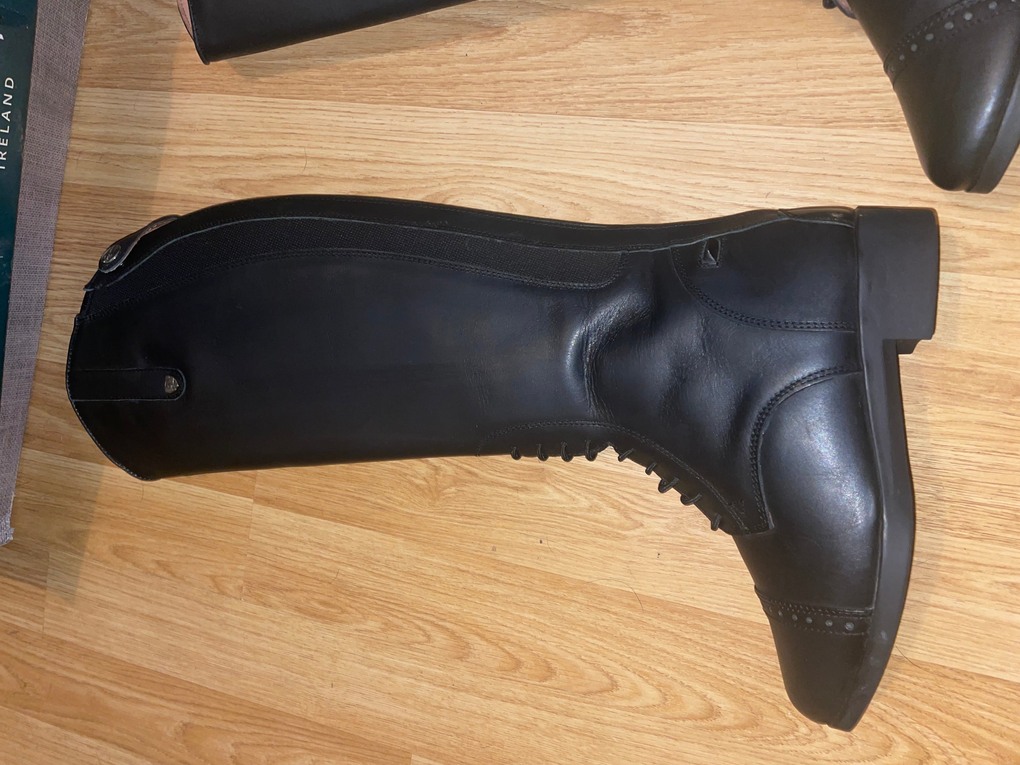 Horseware Long Leather Riding Boots - Size 2 / 35 Kids - NEW RRP £167