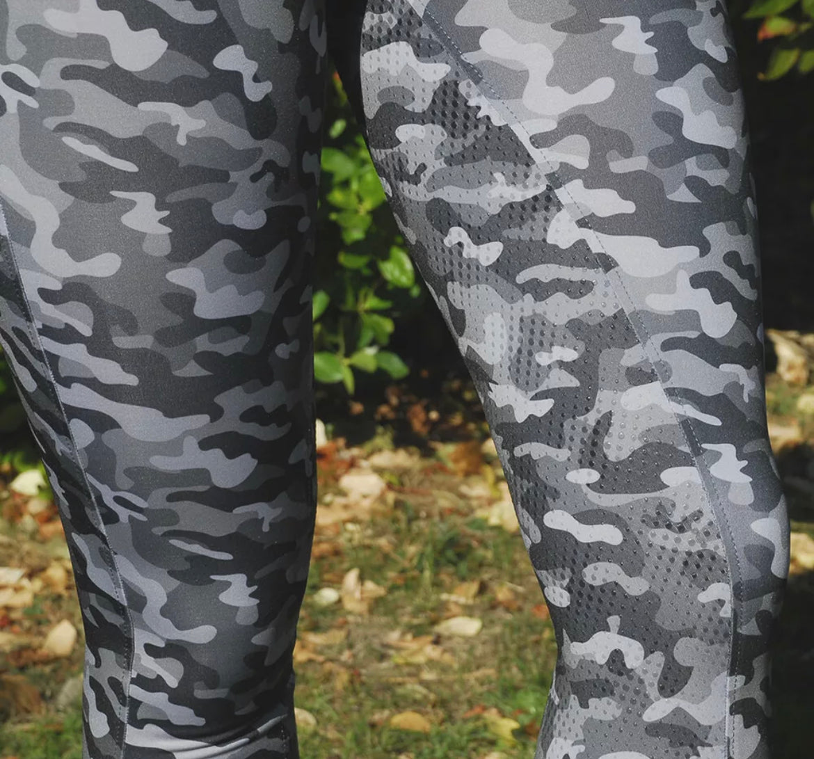 Rhinegold Camo Performance Full Seat Riding Tights