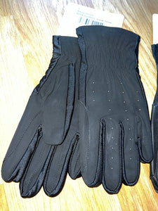 Real Leather or Synthetic Suede Gloves - XS to XL