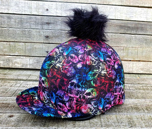 Funky Fit Hat Silk with Fluffy Pom Pom - Various