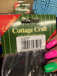 Cottage Craft Black Tail Bandage - Travel Essential