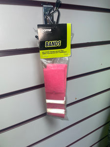 Roma Pink Hi Viz Velcro Bands