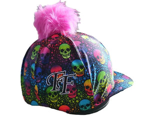 Funky Fit Hat Silk with Fluffy Pom Pom - Various