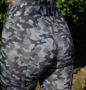 Rhinegold Camo Performance Full Seat Riding Tights