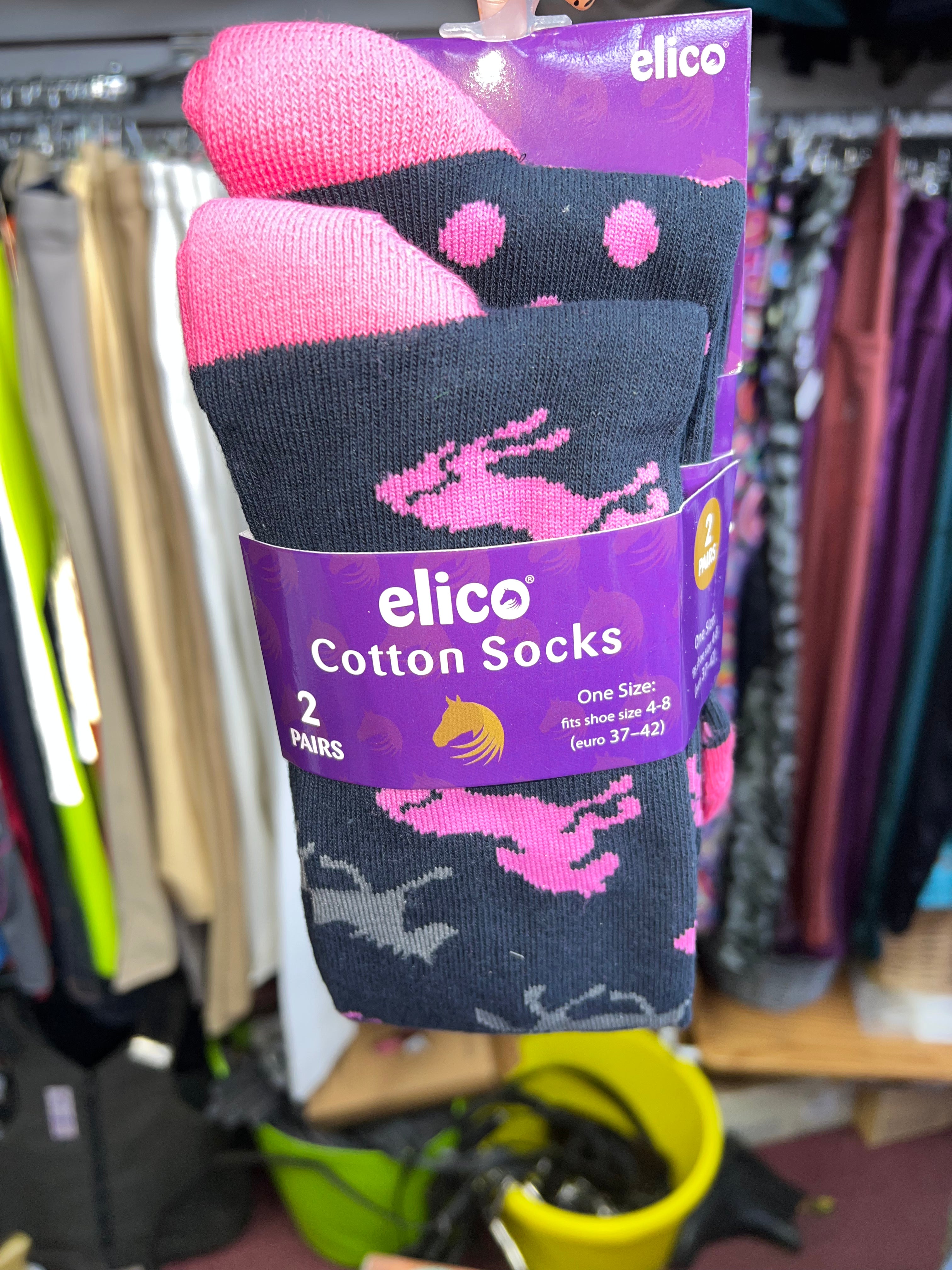 Elico Pack Of 2 Long Riding Socks