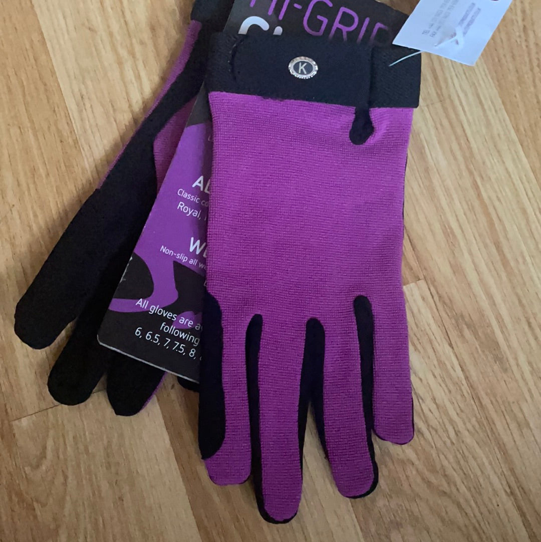 Km Elite Hi Grip Riding Gloves