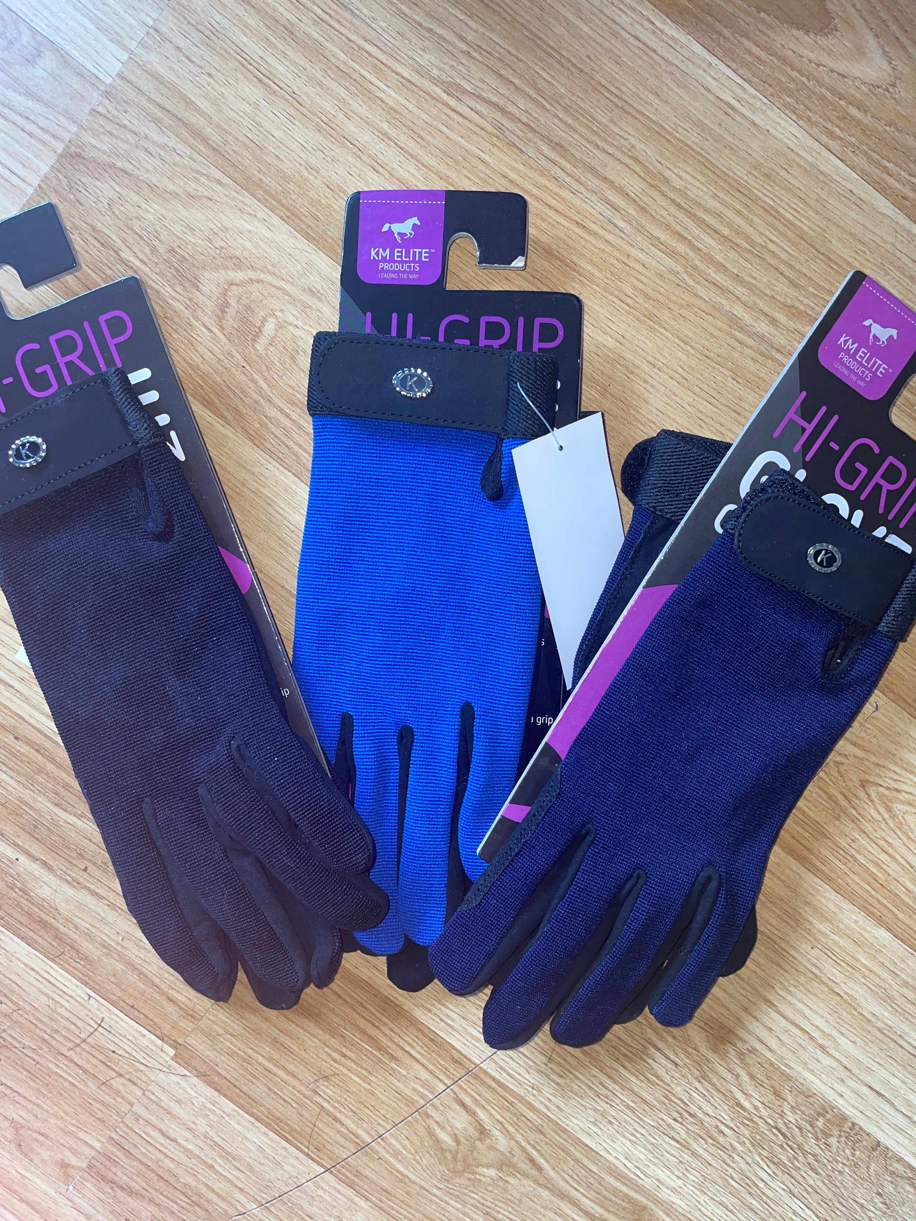 Km Elite Hi Grip Riding Gloves