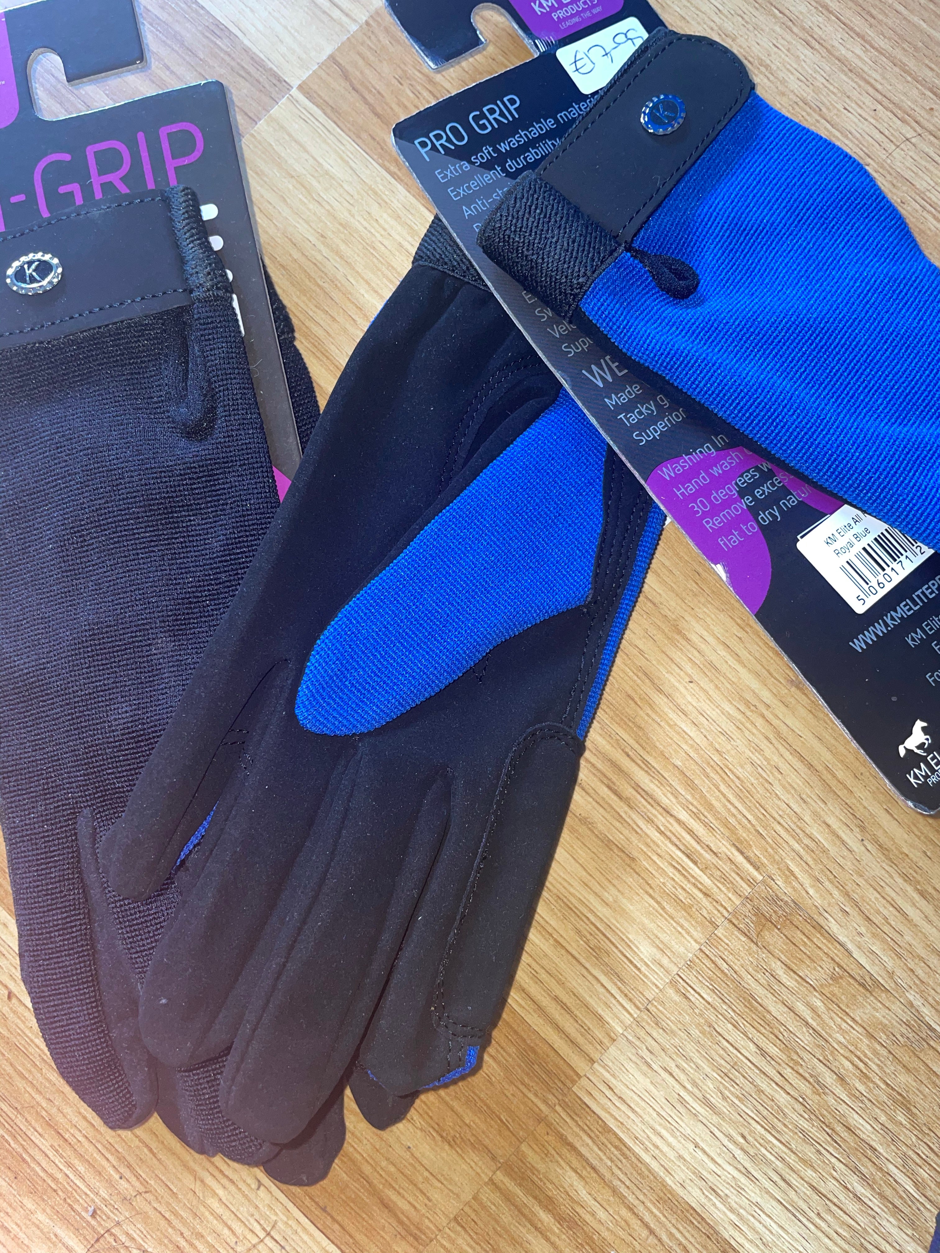 Km Elite Hi Grip Riding Gloves